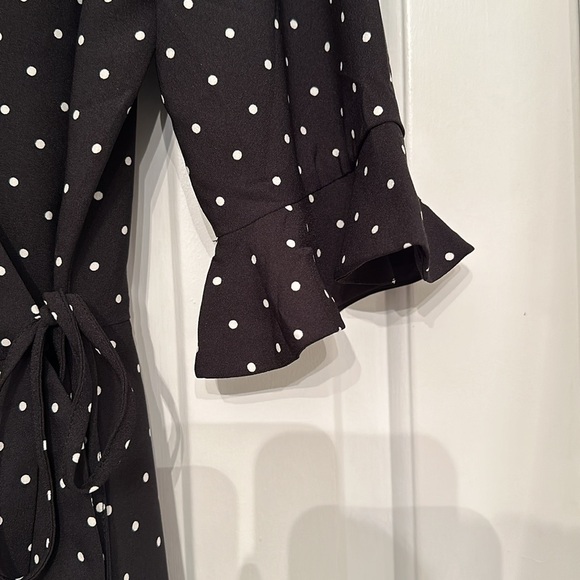 NWOT Ruffle Romper Wrap Dress - Picture 9 of 9